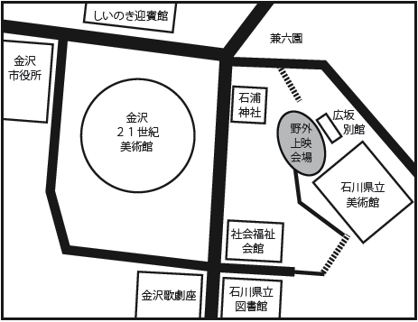野外上映会場地図